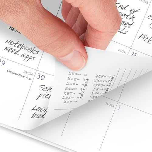 AT-A-GLANCE 2025 Planner, Weekly & Monthly, 5-1/2" x 8-1/2" Small, Badge, Floral (1722F-200-25) - Image 4