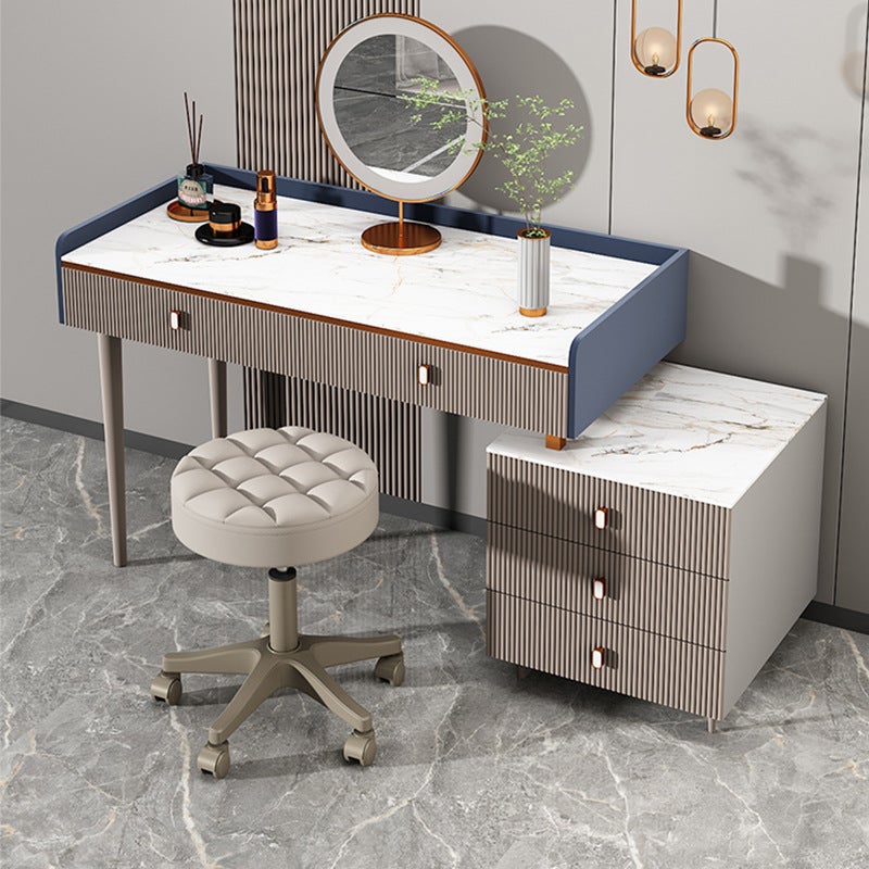 Beauty Stool Beauty Salon Pulley Rotating Lifting Round Stool Cyber Popular Simple Barber Nail Shop Round Chair Wheeled Stool - Image 3