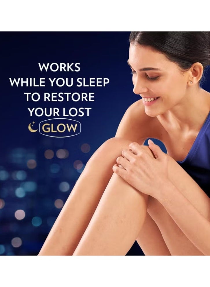 فازلين جلوتا-هيا المُشرقة، سيروم ليلي مُعزّز بالببتيد الأميني، 200 مل. - Image 3