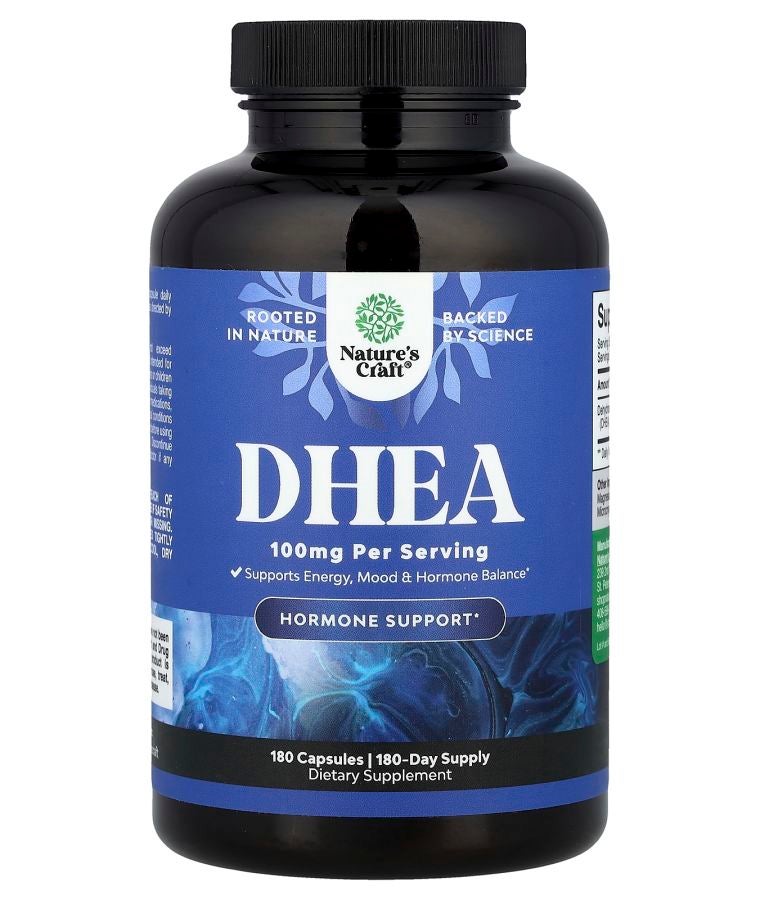 Nature's Craft DHEA 100 mg 180 Capsules