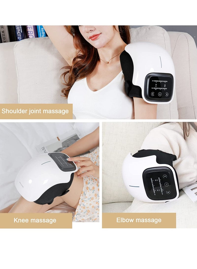 ELTRAZONE Advanced Knee Massager with Heat and Deep Kneading Therapy – Infrared Heated Vibration Pain Relief Device Designed for Arthritis, Stiffness, and Muscle Relaxation, Portable and Adjustable Support Suitable for Men and Women, Perfect for Home, Office, and Travel Use - Image 4
