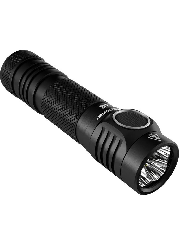 NITECORE E4K 4400 Lumen Flashlight (2 x CR123)  - Image 2