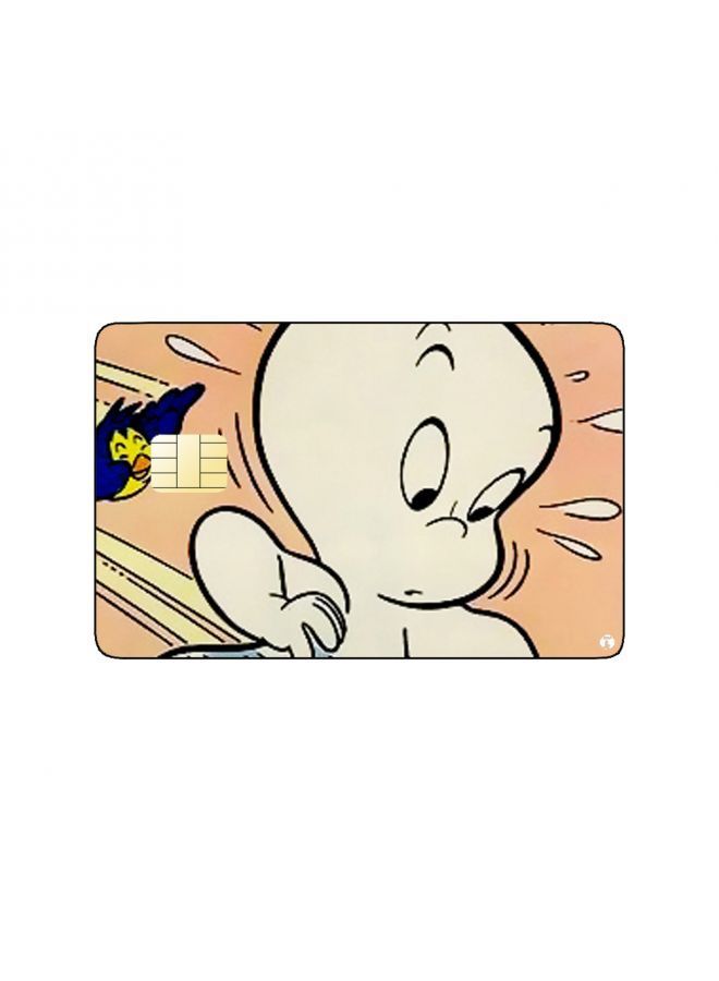RKN PRINTED BANK CARD STICKER Animation Casper By Harvey Films - Image 1