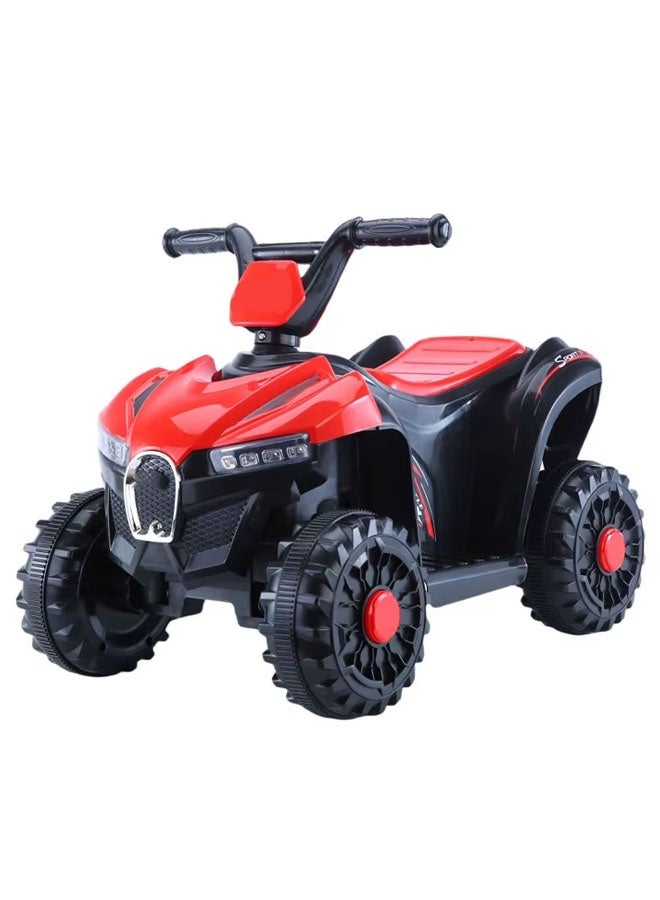 فيتنس ورلد دراجة اطفال كهربائية  مع ضوء و موسيقي مزودة ب 4 عجلات وبطارية قابلة لاعادة الشحن