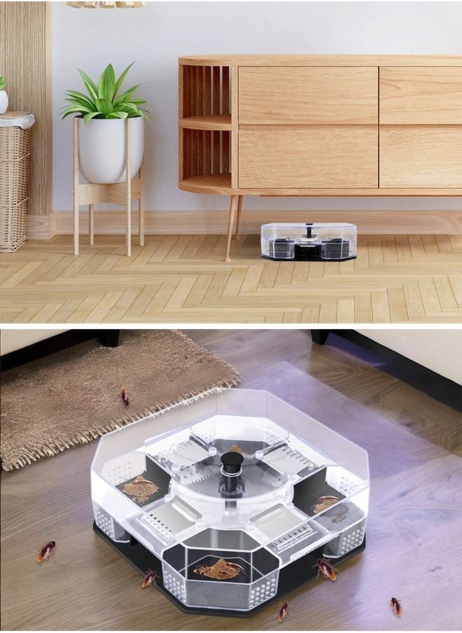 URbazaar - Cockroach Trap, Efficient Roach Cockroach Trap Catcher Box Physical Capture, Reusable and Eco-Friendly Traps Spiders Ants Reusable - Image 1