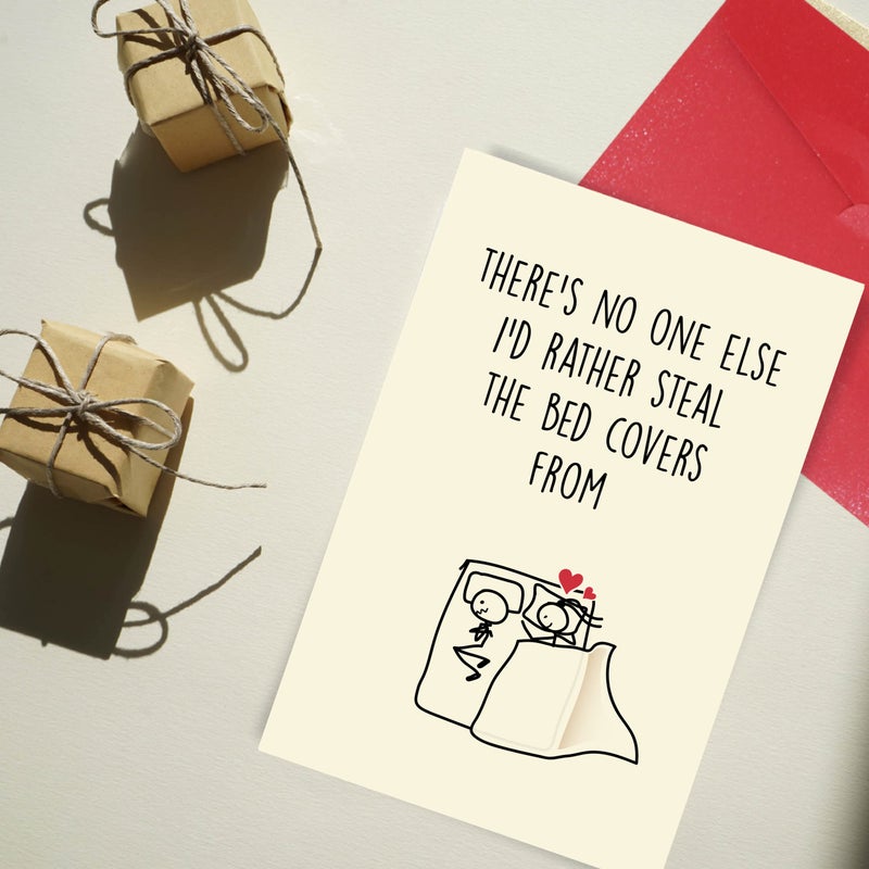 Cheerin Funny Anniversary Card with Envelopes - Humorous Love Cards for Him and Her - Romantic Card for Husband, Wife, Fiance, Boyfriend and Girlfriend - Hilarious Birthday Gift 5x8 Inch - Image 4