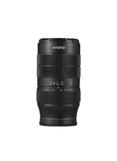 60mm Fixed Focus Camera Lens Full Frame Camera Prime Lens F2.8 Large Aperture Manual Focus 2X Magnification with E-Mount 7 Groups 10 Elements