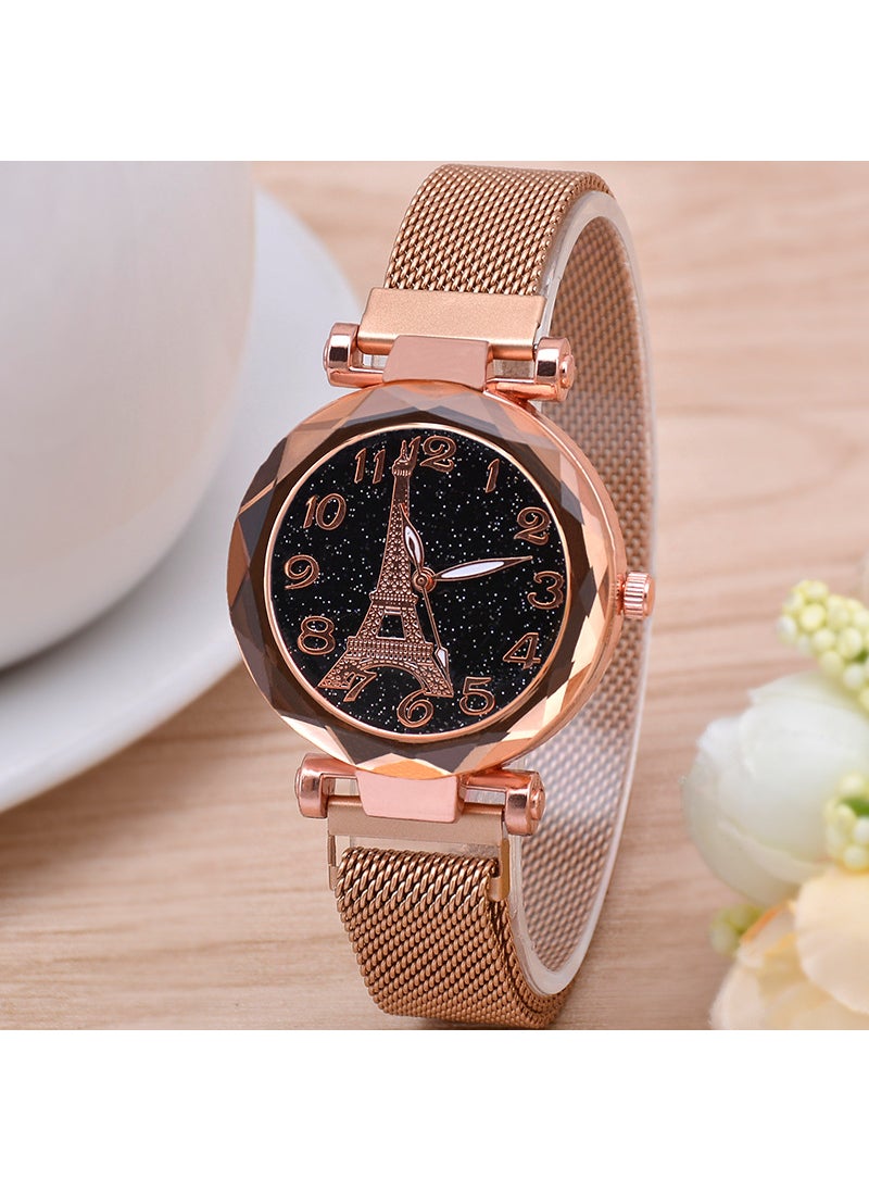 Generic - Magnetic Lazy Sky Womens Watch Milanese Band Quartz G826-F Mei Jin - Image 1