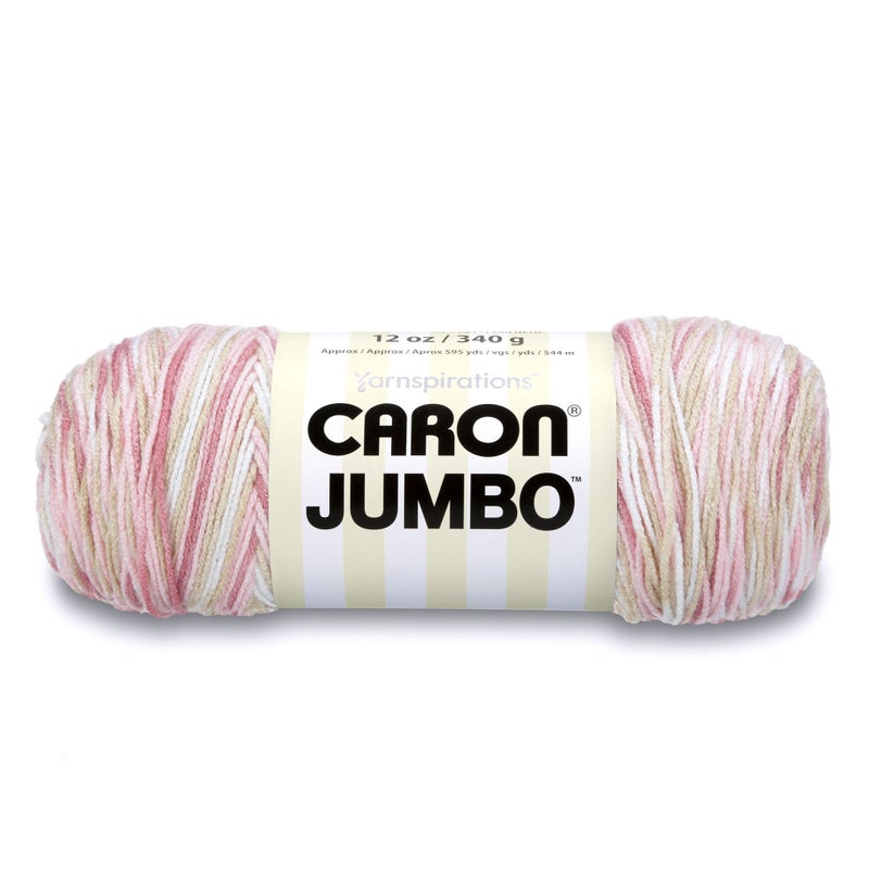 Caron Jumbo Ombre Yarn 12 oz Rosewood 1 Ball