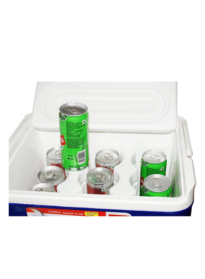 PRINCEWARE 6-Litre Ice Box Thermo insulated Picnic Cool Box-Thermo Keeper Container Expanded Cooler Fishing Ice Box-Red - Image 3