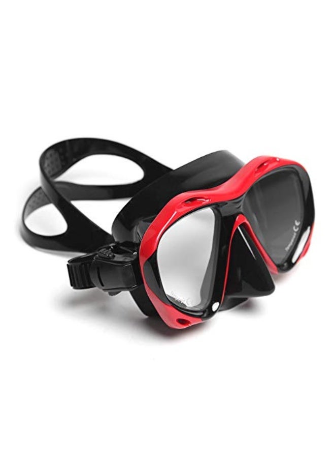 Generic Eacam Men’s Women’s Anti-fog Diving Snorkeling Goggles Two-window Scuba Diving Swim Goggles Swimming Tempered Glass Lens Flexible Silicone Skirt PC Frame Adults - Image 5