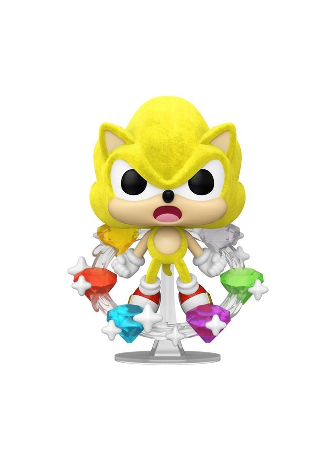 Funko Funko Pop! Plus: Sonic - Super Sonic with Emeralds - Sonic The Hedgehog - Amazon Exclusive - Collectible Vinyl Figure - Gift Idea - Official Merchandise - Toys for Children and Adults  - Image 2