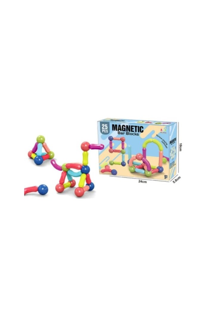 Magnetic Trend Shapes 2025 - Develop your child's skills and stimulate creativity! Contains 25 magnetic shapes that develop concentration and control. Learn shapes... - Image 1