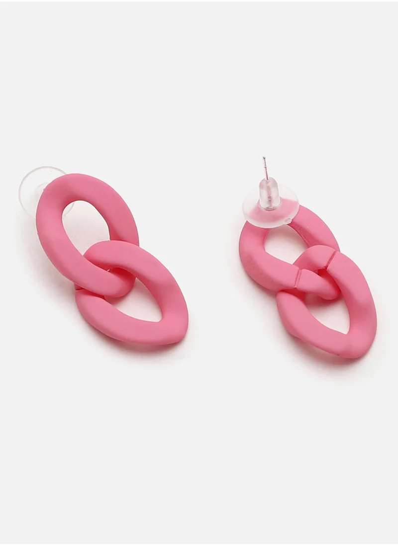 SOHI Casual Link Earrings