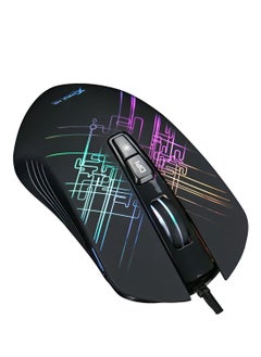 Generic XTRIKE ME GM-510 Wired Gaming Mouse 4800 DPI Optical Sensor 7 Buttons RGB Backlight Programmable-BLACK  - Image 2