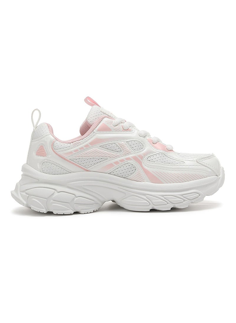 Sky View Boys Girls Shoes Kids Sneakers Tennis Running Shoes Lace-up Unisex Lightweight Breathable Walking Shoes High Quality Glossy Material Fashin Sports Shoes For Children's - Image 2