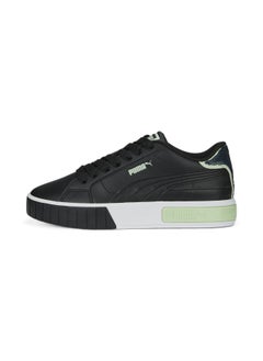 Cali Star Glitter Womens Black Sneakers