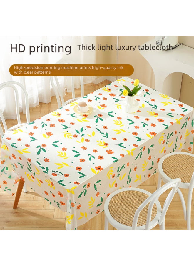 Generic - Disposable Tablecloth Kindergarten Party Ins Fresh Cartoon Printed Plastic Waterproof Tablecloth Household Square-Color:You Need To Know How To Send It On Behalf Of Others-Specifications:140 X140cm (special Thickened) - Image 1
