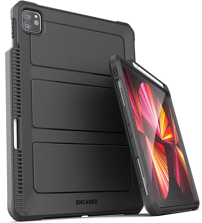 Encased FalconArmor for iPad PRO 11 Inch Case Ultra Protective Cover with Charging Pencil Slot Black 202020212022 2nd 3rd Gen - Image 2