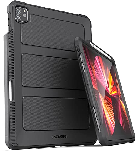 Encased FalconArmor for iPad PRO 11 Inch Case Ultra Protective Cover with Charging Pencil Slot Black 202020212022 2nd 3rd Gen - Image 1