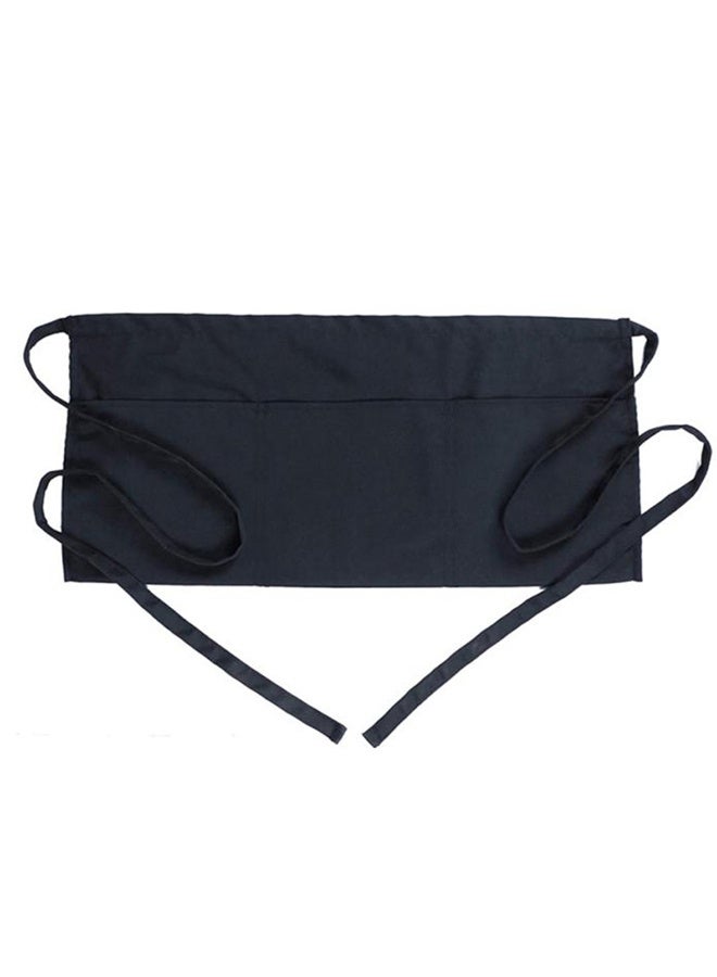 Short Half Chef Waiter Apron with Multiple Pockets - Image 1