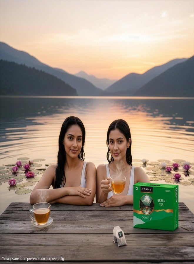 TE-A-ME Green Tea - Pack of 3 (100 x 3) | 100% Green Tea - Image 2