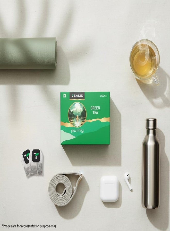 TE-A-ME Green Tea - Pack of 3 (100 x 3) | 100% Green Tea - Image 3