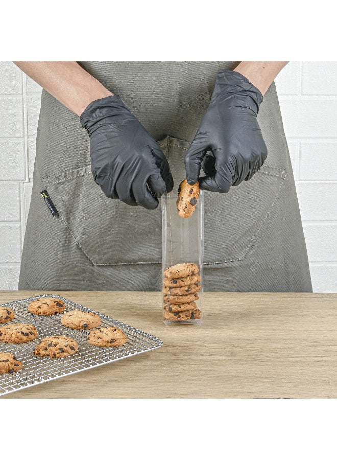 Restaurantware Bag Tek 2 x 8.25 Inch Gusset Bags, 100 Heat Sealable Candy Bags - Food Safe, Package Popcorn or Cookies, Clear Plastic Treat Bags, For Party Favors, Snacks, or Baked Goods, - Image 5