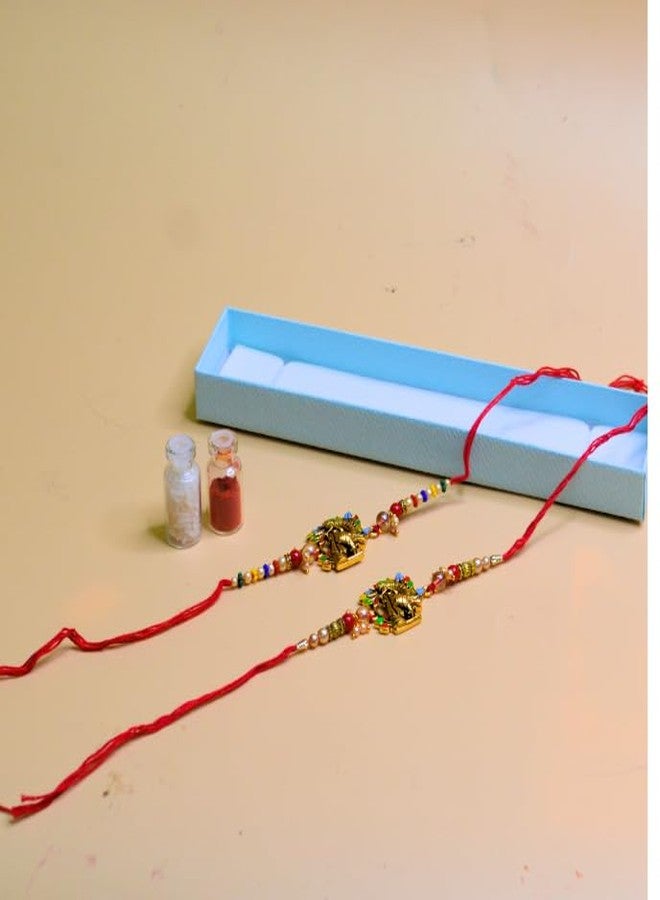 santarms Rakhi 2024: احتضن تقاليد راكشاباندان مع تصميمات كريشنا راخي الفريدة من نوعها، عبوة من قطعتين - Image 3
