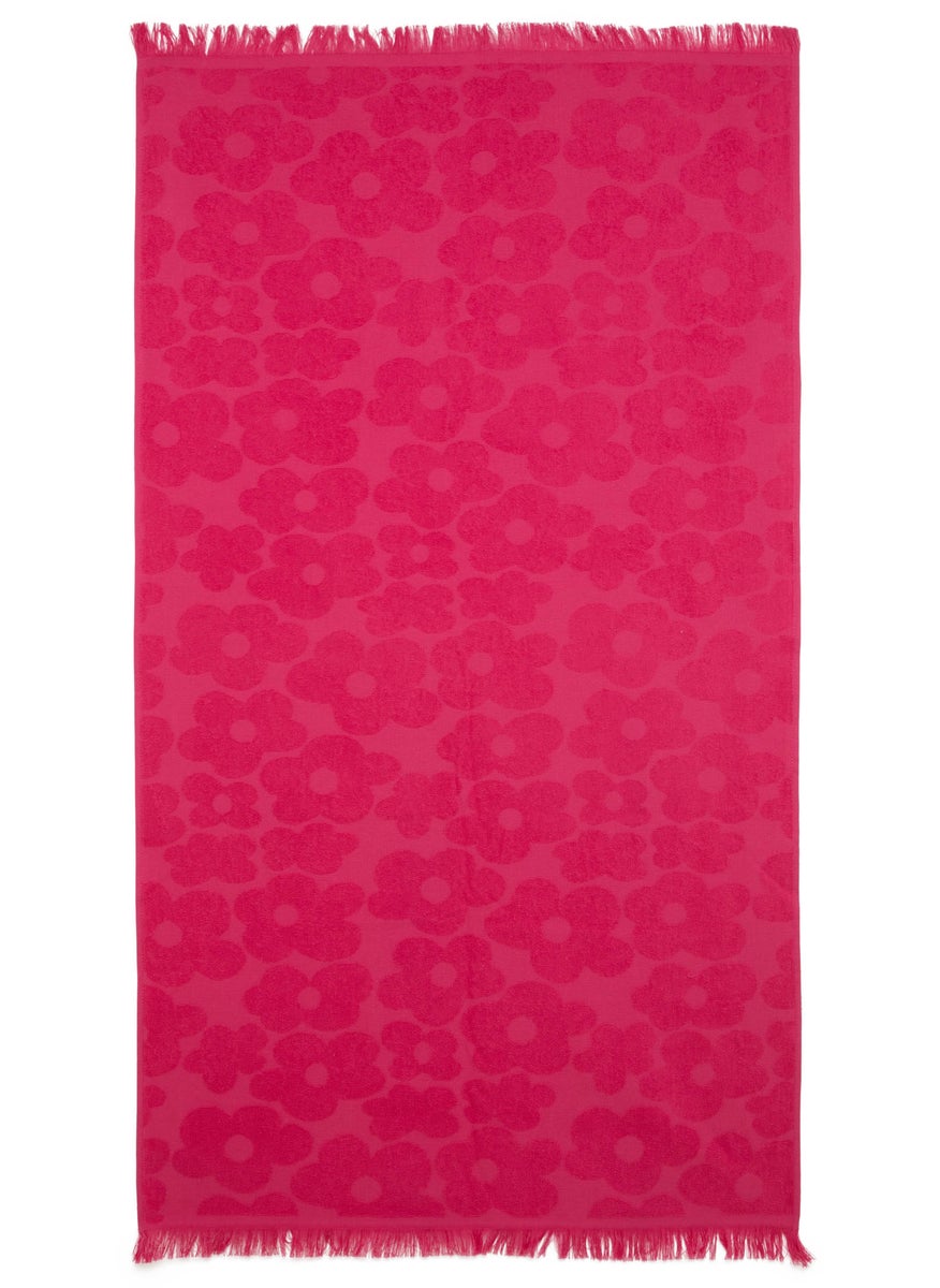 Girl Patterned Cotton Beach Towel
