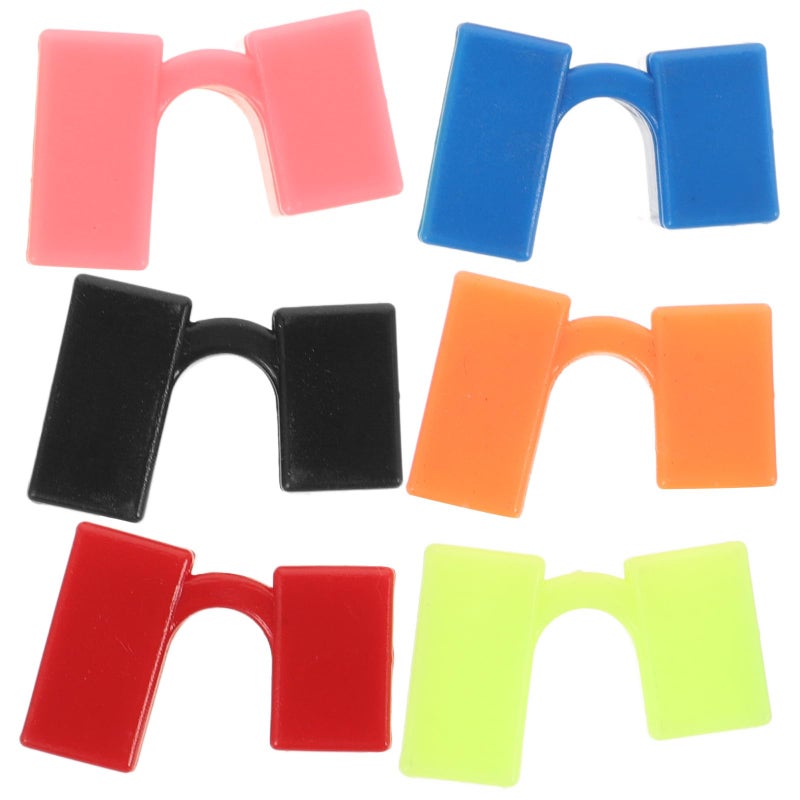 Reusable Chopsticks Training Clips Set of 6 Colors Plastic Hinged Helpers for Adults and Beginners - Image 2