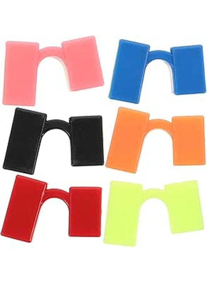 Reusable Chopsticks Training Clips Set of 6 Colors Plastic Hinged Helpers for Adults and Beginners - Image 1