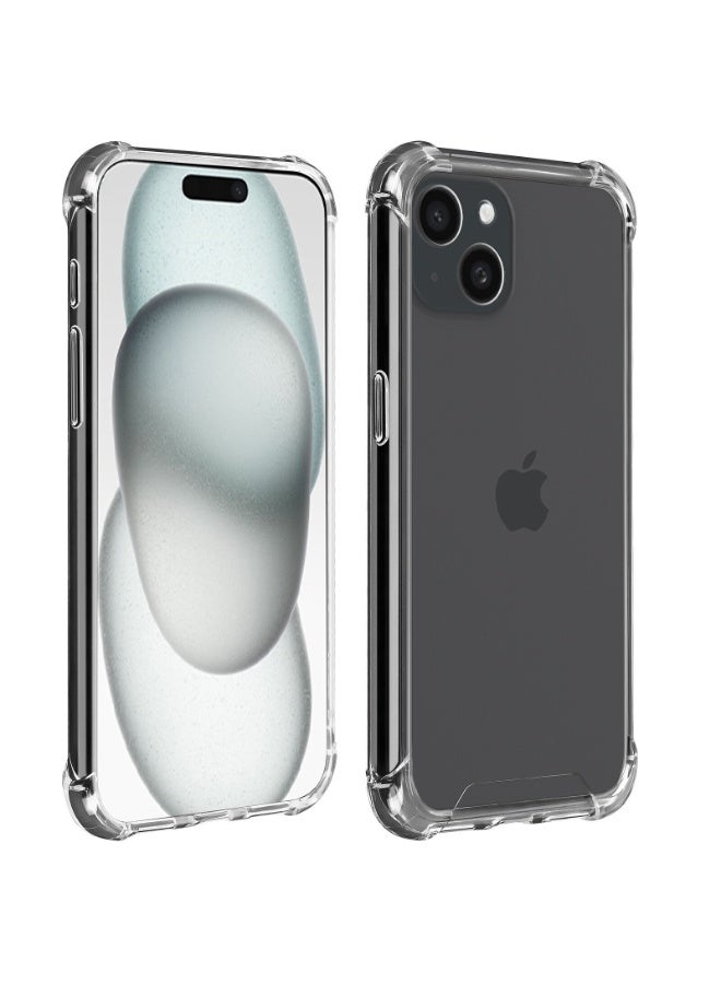 بريميم جراب TPU لهاتف iPhone 15 Plus - غطاء ناعم نحيف مقاوم للصدمات مع حواف مرتفعة معززة وحماية ضد الخدش - Image 1