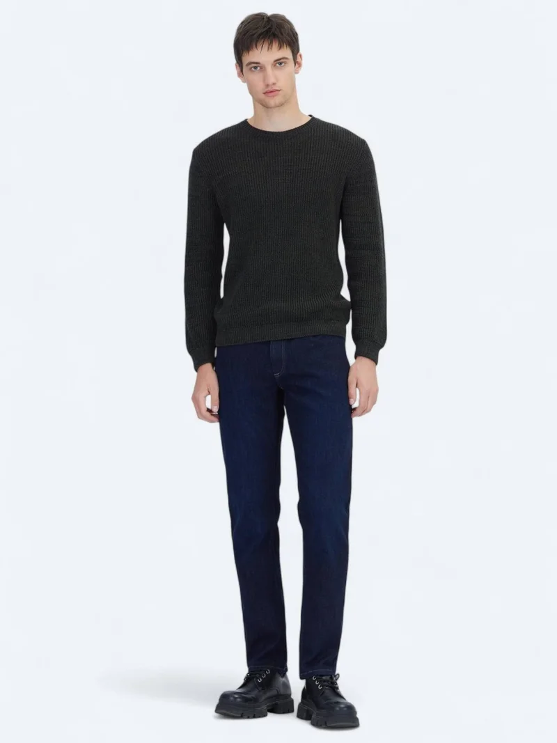 Kip Black Knitwear Sweatshirt