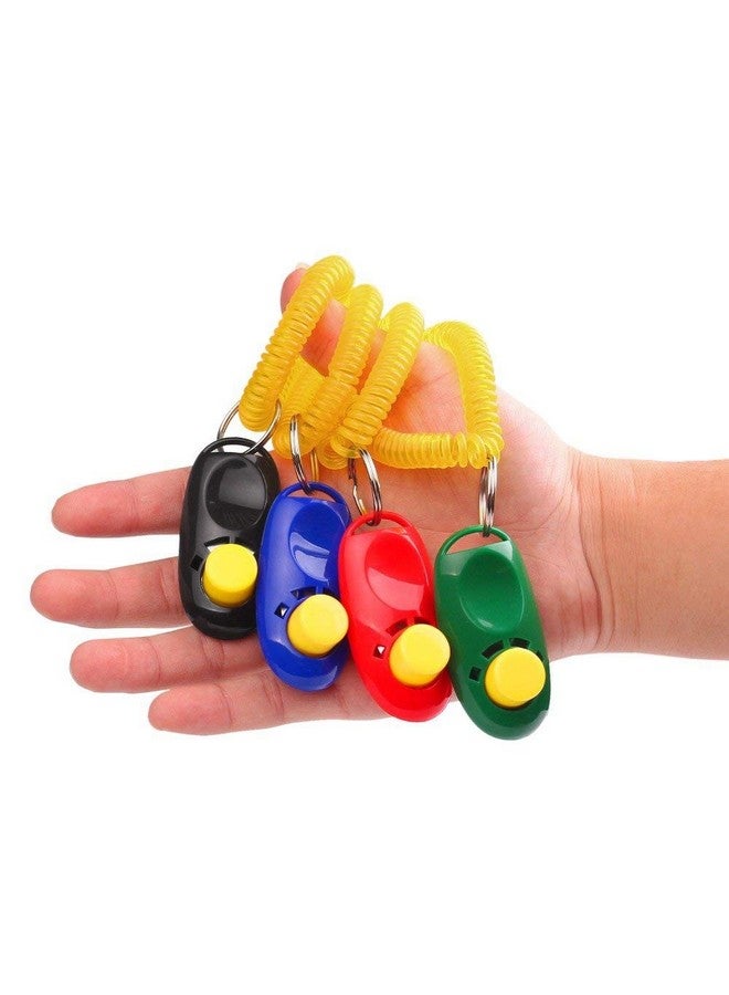 Coolrunner 7pcs 7 Color Universal Animal Pet Dog Training Clicker with Wrist Bands Strap, Assorted Color Dog Clickers for Pet Dog Training & Obedience Aid - Image 4