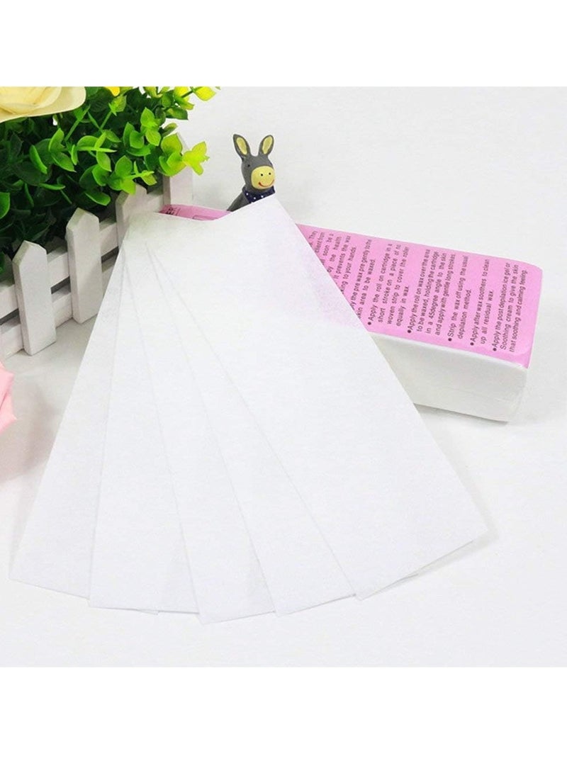 Generic 100-Piece Hair Removal Wax Strip Set Depilatory Paper - Image 4