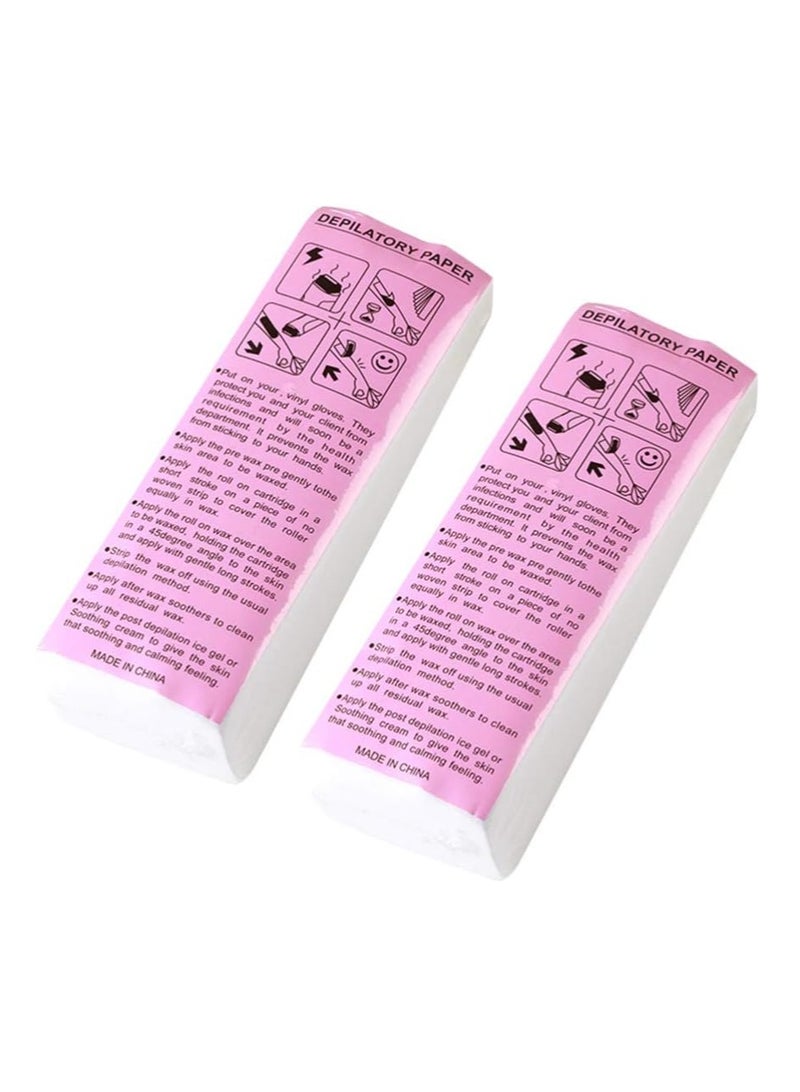 Generic 100-Piece Hair Removal Wax Strip Set Depilatory Paper - Image 2