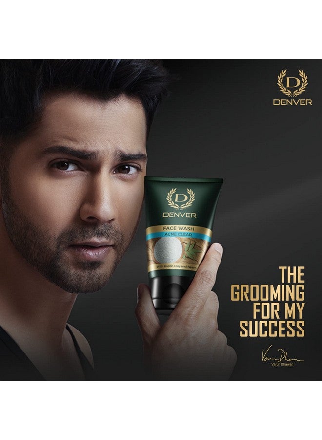 DENVER Deep Cleanse + Acne Face Wash 100Gm Each (Combo Pack Of 2)| Deep Pore Cleaning & Remove Acne & Lighten Dark Spots Face Gel For Men | Fights Acne And Pollution | All Skin Type - Image 3