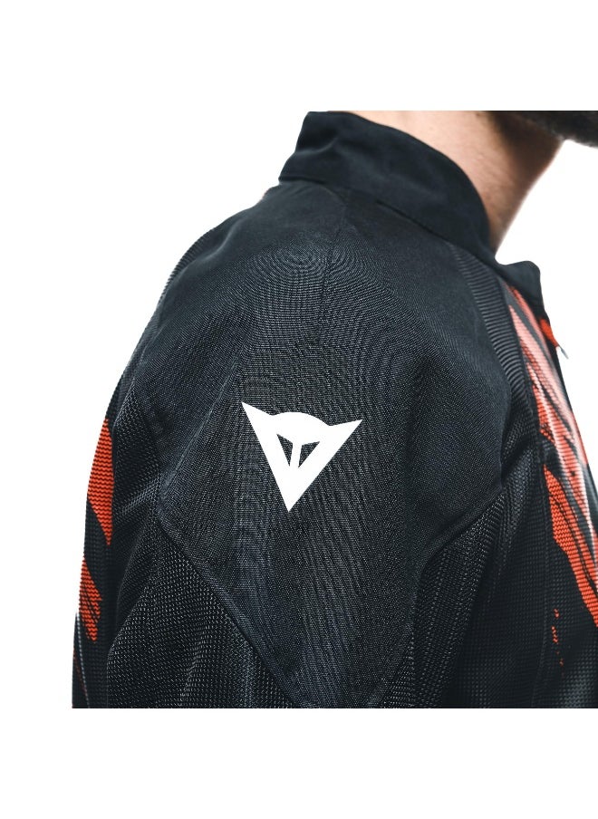 Dainese Men s Air Graphics Tex Jacket Summer Motorcycle Jacket  Ventilated and Lightweight  with Soft Protectors on Shoulders and Elbows  - Image 1