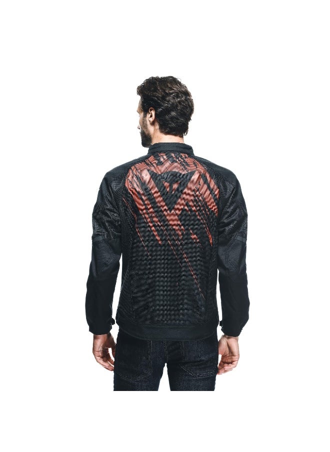 Dainese Men s Air Graphics Tex Jacket Summer Motorcycle Jacket  Ventilated and Lightweight  with Soft Protectors on Shoulders and Elbows  - Image 2