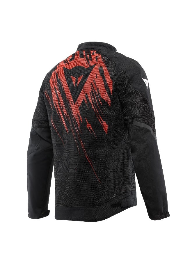 Dainese Men s Air Graphics Tex Jacket Summer Motorcycle Jacket  Ventilated and Lightweight  with Soft Protectors on Shoulders and Elbows  - Image 3