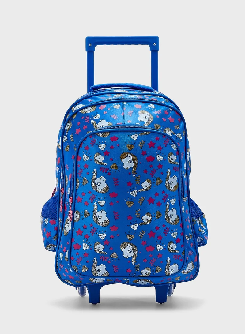 Austin Reed Kids Printed Trolley Backpack