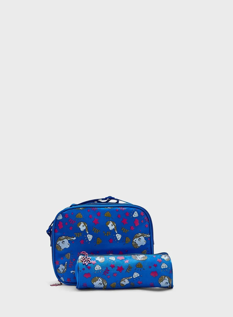 Austin Reed Kids Printed Trolley Backpack