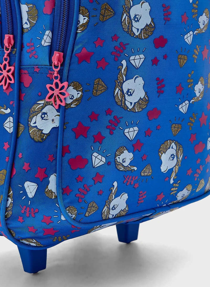 Austin Reed Kids Printed Trolley Backpack