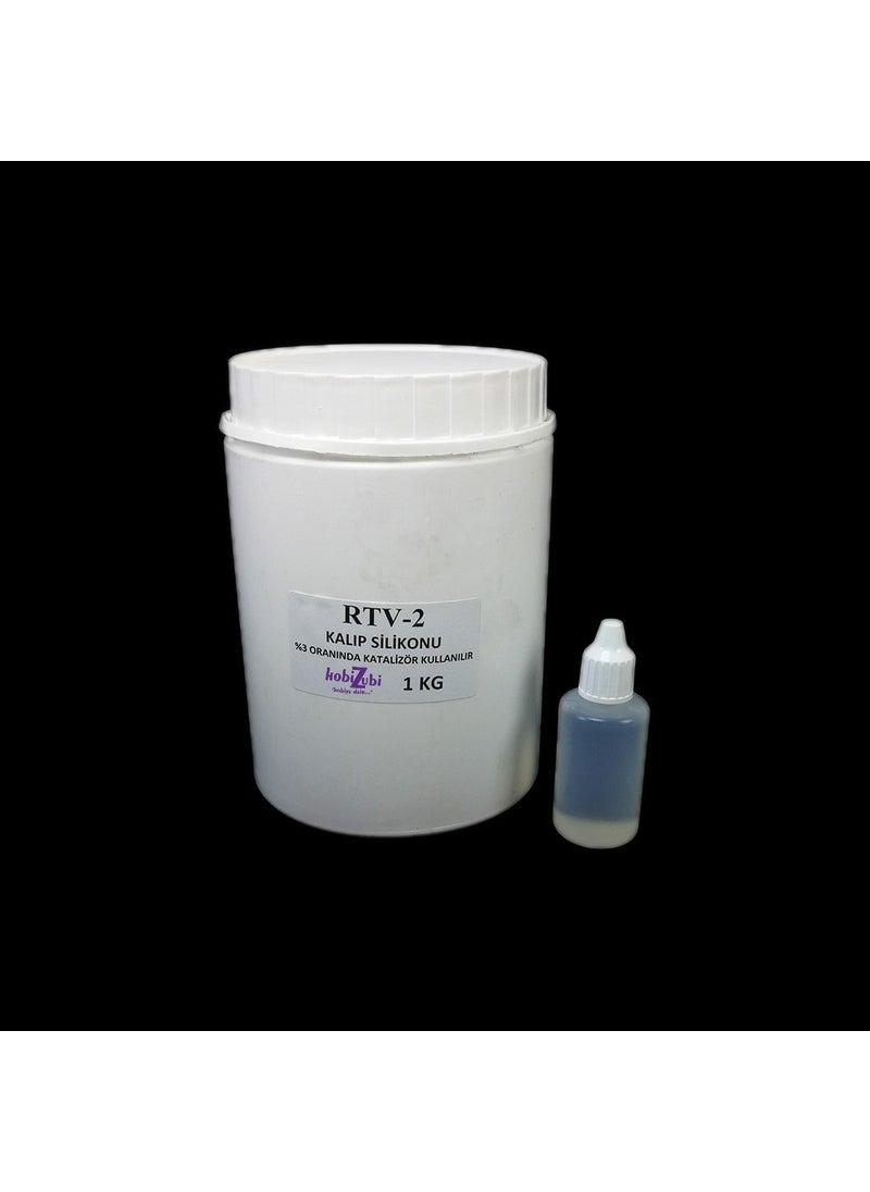 Hobizubi Rtv2 Mold Silicone Casting Type Liquid Plastic 1 kg 