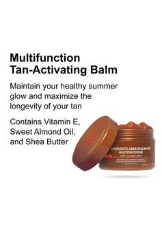 PUPA Milano Multifunction Tanning Balm Moisturizing Tan Accelerator To Boost A Deep Gradual Body Tan Achieve A Healthy Fast Natural Glow With Almond Oil Shea Butter And Vitamin E 6.2 Oz  - Image 3
