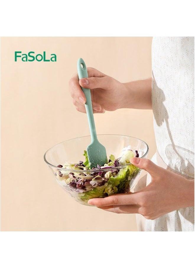 Generic - FaSoLa Silicone Oil Brush Household High Temperature Resistant Barbecue Kitchen Fried Pancake Small Scraper Baking Clip Supplementary Food-Specifications:Baking Three-piece Set (scraper Egg Beater) - Image 1