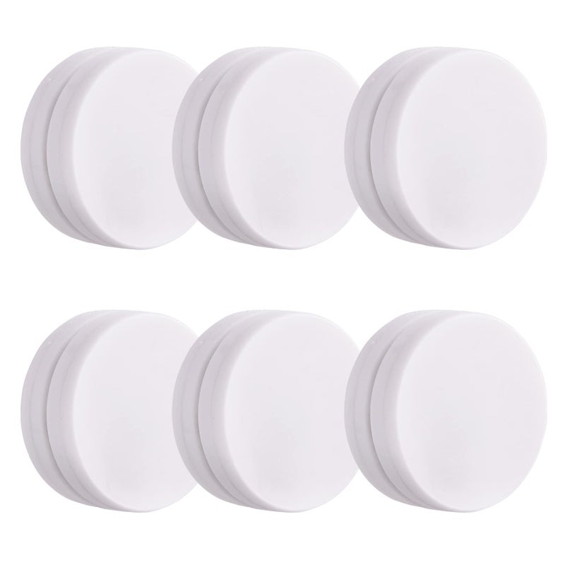 LEVOSHUA Magnetic Shower Curtain Weights, Rubber Covered Heavy Duty Weights, Prevent Curtain Liner from Blowing Around, Work for Drapery, Tablecloth, Flag, Outdoor Curtain 4 Pairs(Pack of 8) - Image 1