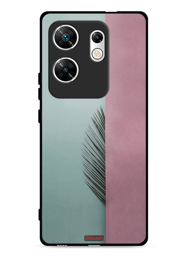 Tolwak Infinix Zero 30 4G Protective Case Cover Half Leaves - Image 1