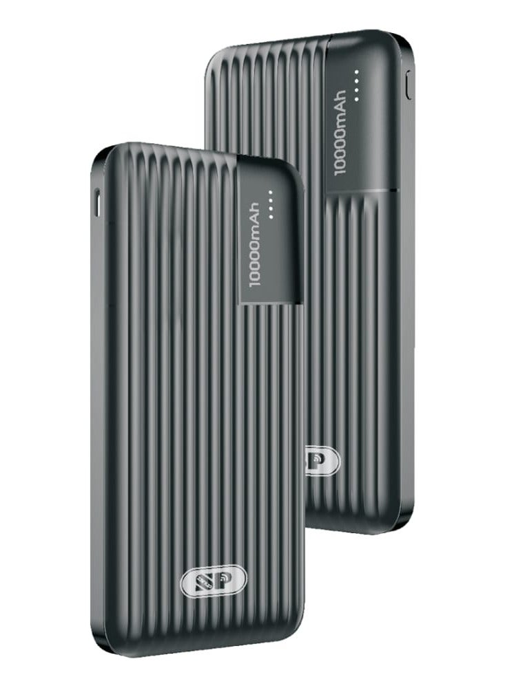 سناب باور بانك طراز ISNUP 010060، شاحن محمول عالي السعة | منفذا USB مزدوجان | شحن سريع بقوة 22.5 واط - Image 1